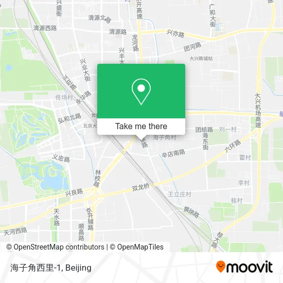 海子角西里-1 map