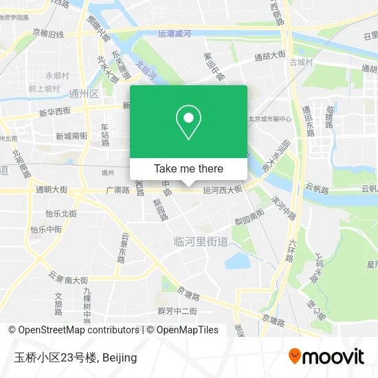 玉桥小区23号楼 map
