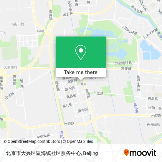北京市大兴区瀛海镇社区服务中心 map