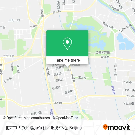 北京市大兴区瀛海镇社区服务中心 map