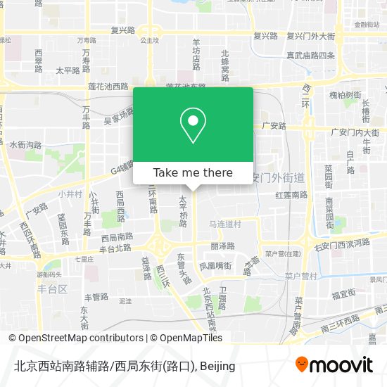 北京西站南路辅路/西局东街(路口) map