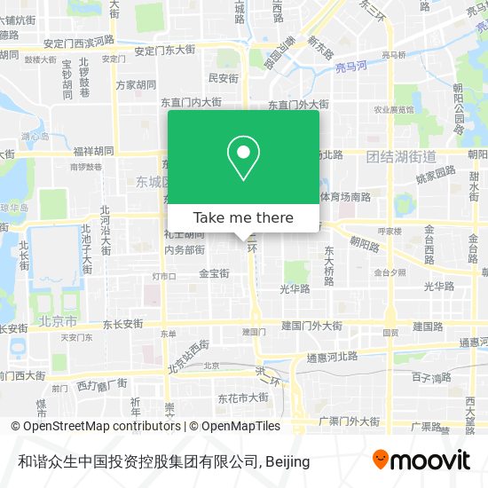 和谐众生中国投资控股集团有限公司 map