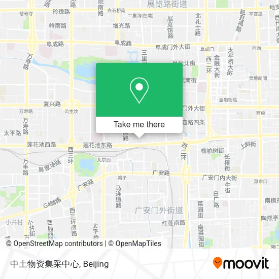 中土物资集采中心 map