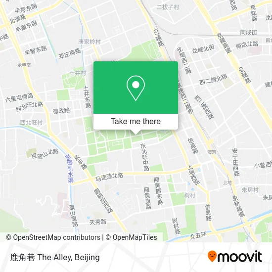 鹿角巷 The Alley map