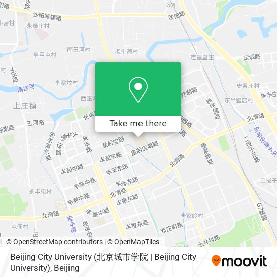 Beijing City University (北京城市学院 | Beijing City University) map