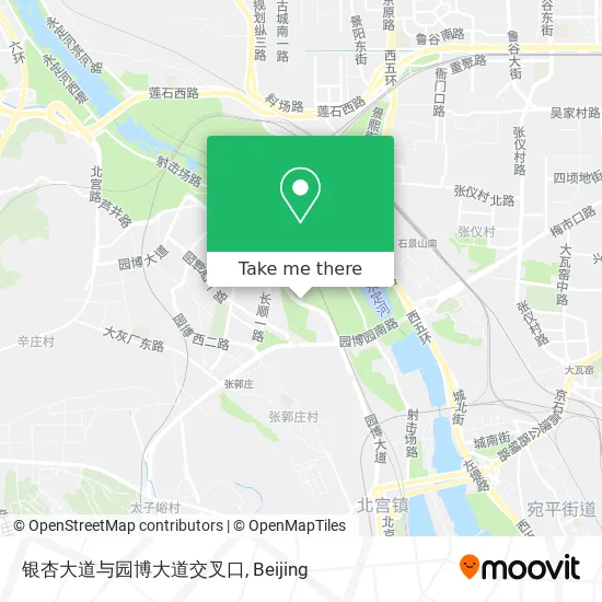银杏大道与园博大道交叉口 map