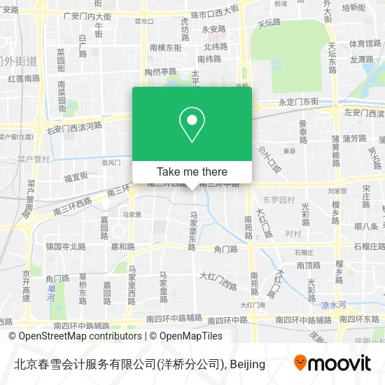 北京春雪会计服务有限公司(洋桥分公司) map