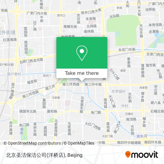 北京圣洁保洁公司(洋桥店) map