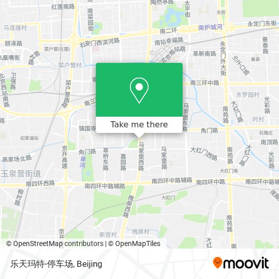 乐天玛特-停车场 map