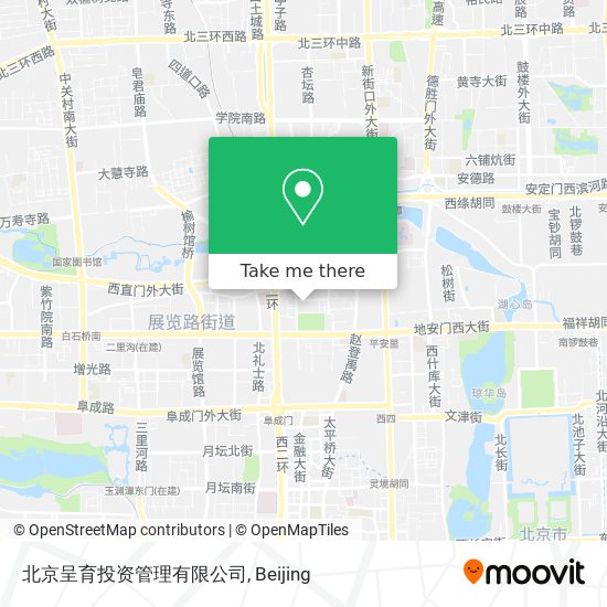 北京呈育投资管理有限公司 map