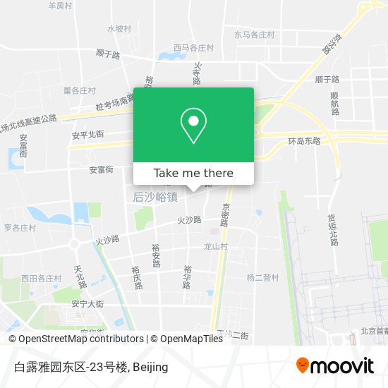 白露雅园东区-23号楼 map