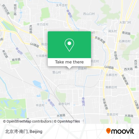 北京湾-南门 map