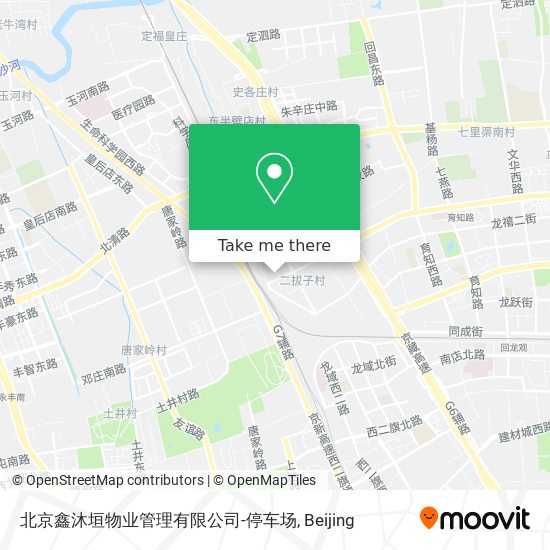 北京鑫沐垣物业管理有限公司-停车场 map