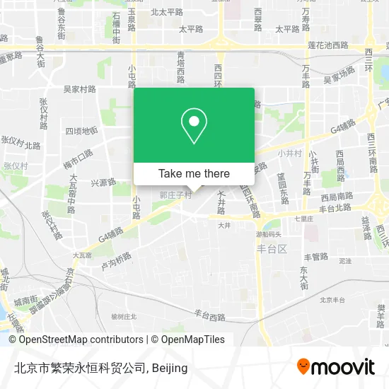 北京市繁荣永恒科贸公司 map