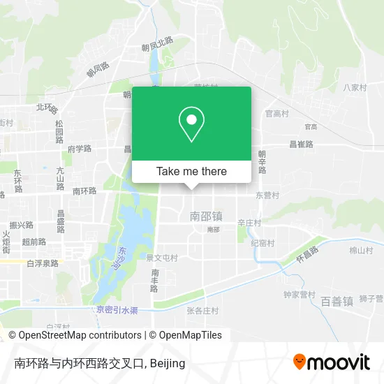 南环路与内环西路交叉口 map