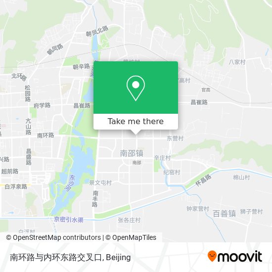 南环路与内环东路交叉口 map