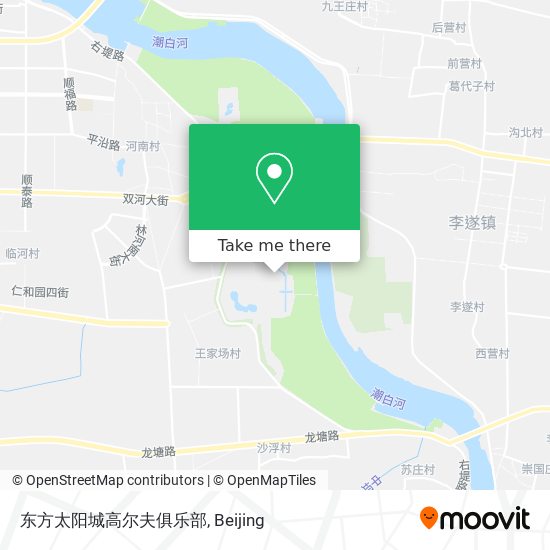 东方太阳城高尔夫俱乐部 map