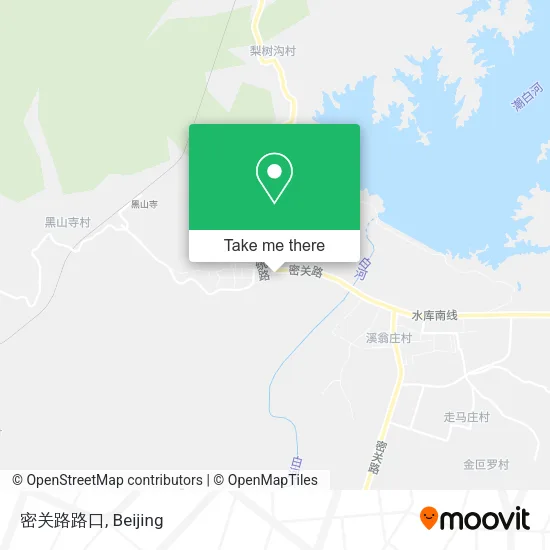 密关路路口 map