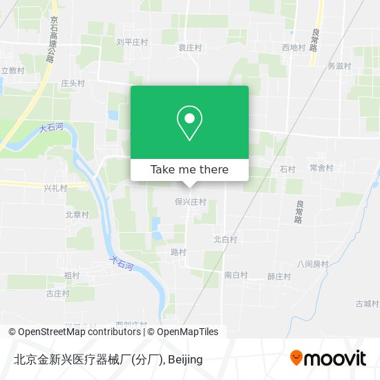 北京金新兴医疗器械厂(分厂) map