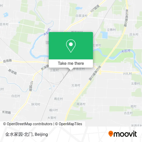 金水家园-北门 map