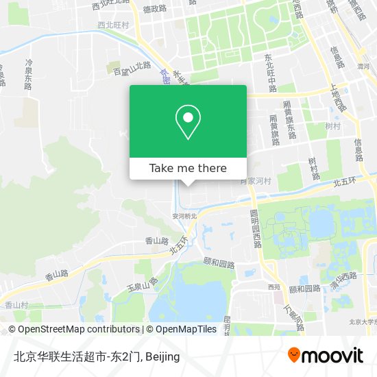 北京华联生活超市-东2门 map