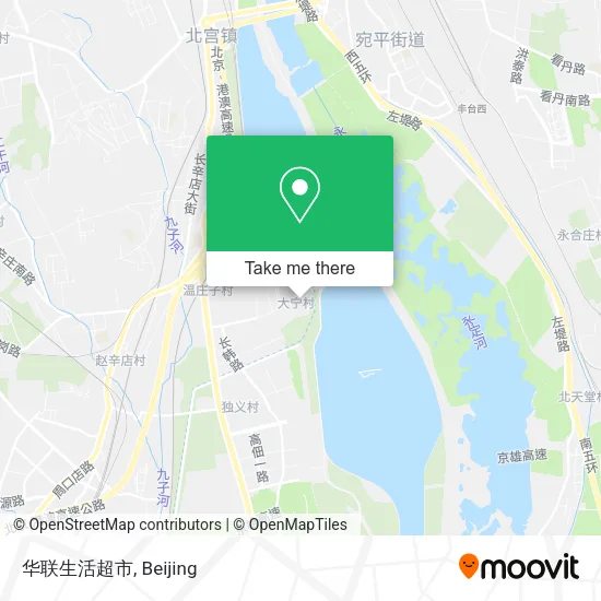 华联生活超市 map