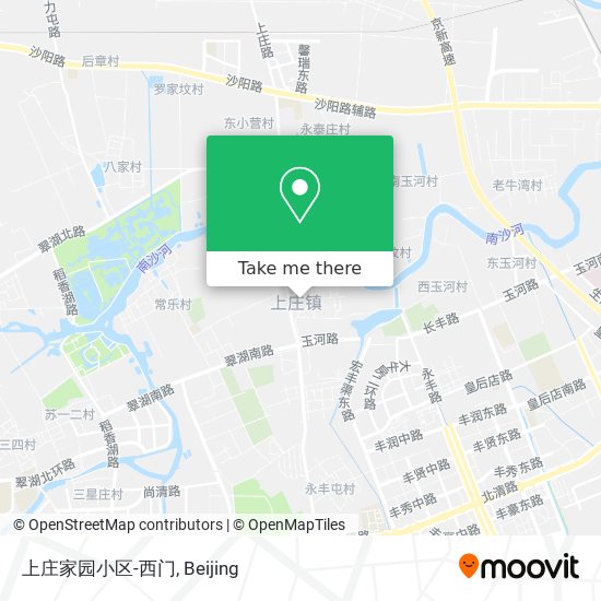 上庄家园小区-西门 map