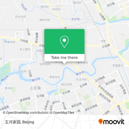 玉河家园 map