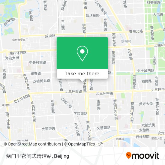 蓟门里密闭式清洁站 map
