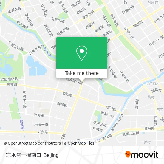 凉水河一街南口 map