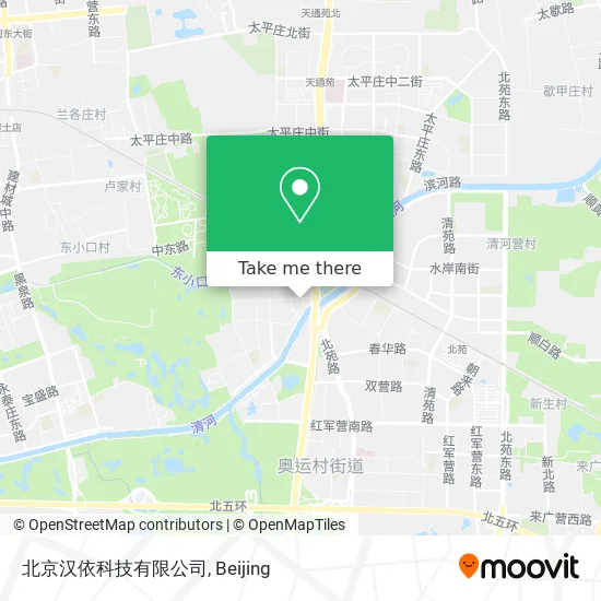 北京汉依科技有限公司 map