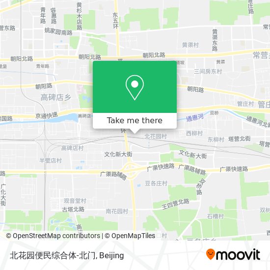 北花园便民综合体-北门 map