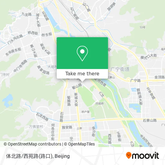 体北路/西苑路(路口) map