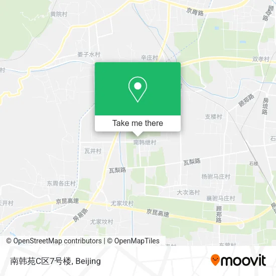 南韩苑C区7号楼 map