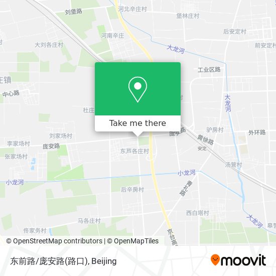 东前路/庞安路(路口) map