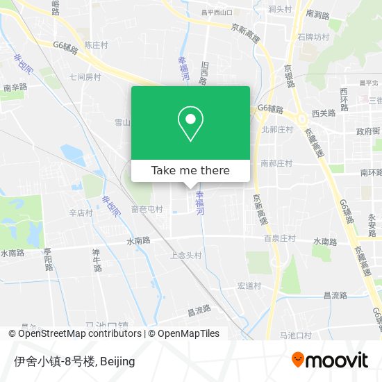 伊舍小镇-8号楼 map