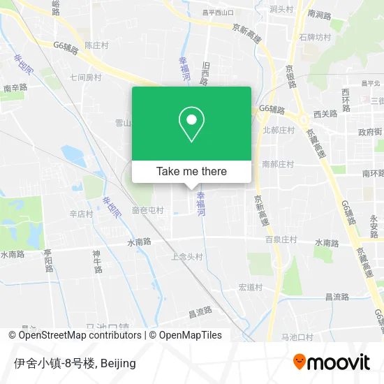 伊舍小镇-8号楼 map