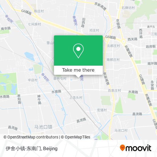 伊舍小镇-东南门 map
