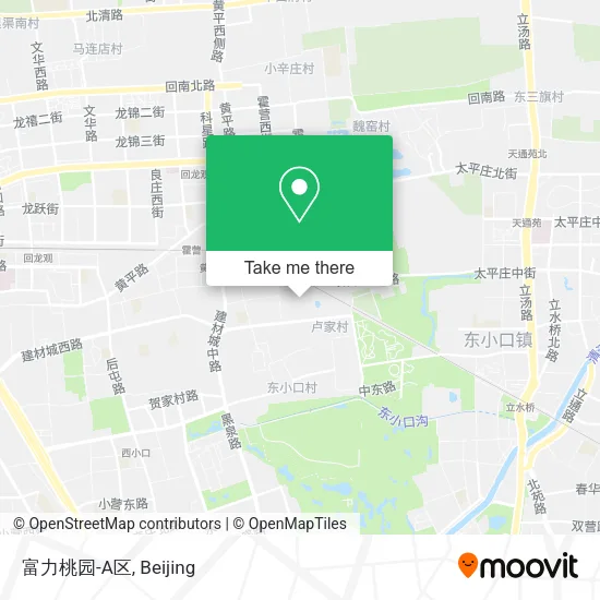 富力桃园-A区 map