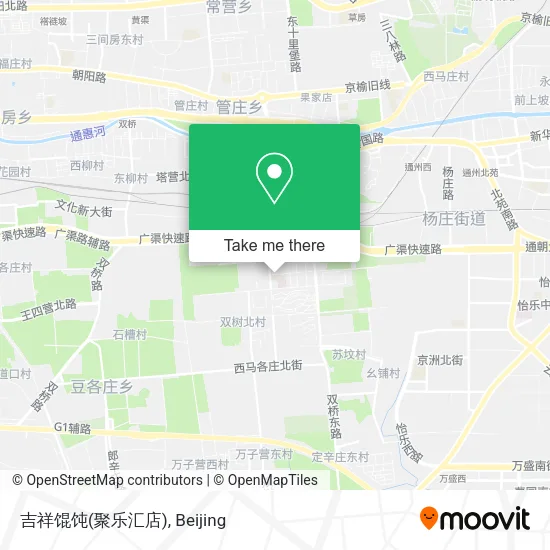 吉祥馄饨(聚乐汇店) map