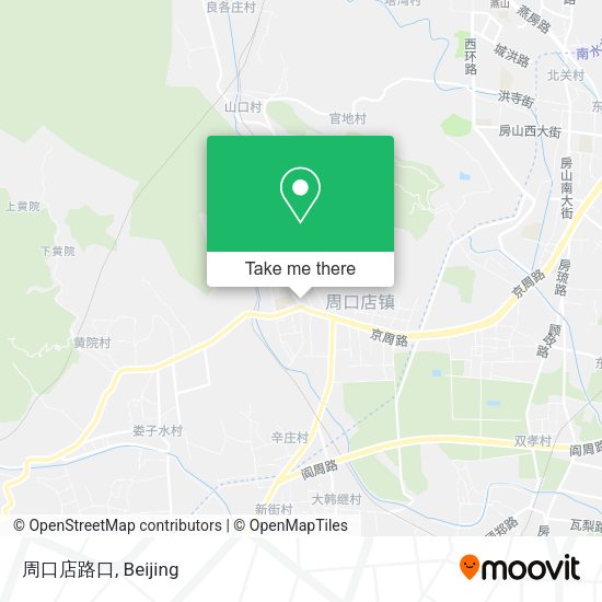 周口店路口 map