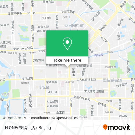 N ONE(来福士店) map