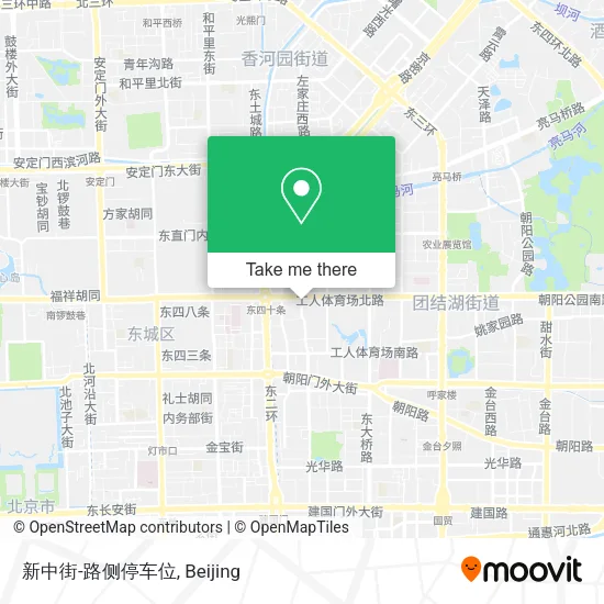 新中街-路侧停车位 map