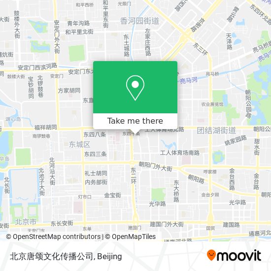 北京唐颂文化传播公司 map