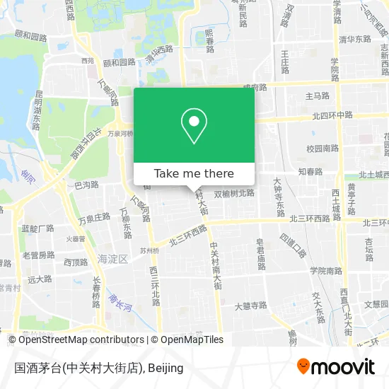国酒茅台(中关村大街店) map