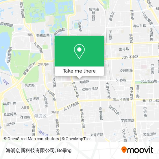 海润创新科技有限公司 map