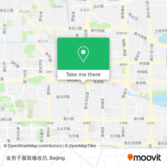金剪子服装修改坊 map