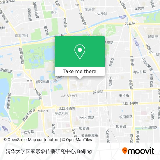 清华大学国家形象传播研究中心 map
