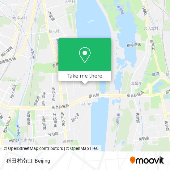 稻田村南口 map