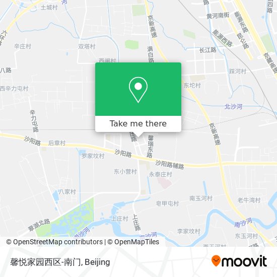 馨悦家园西区-南门 map